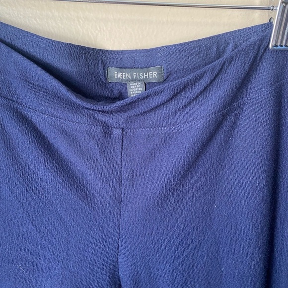 Eileen Fisher Pull On High Rise Straight Leg Knit Trouser Pants - Picture 6 of 7